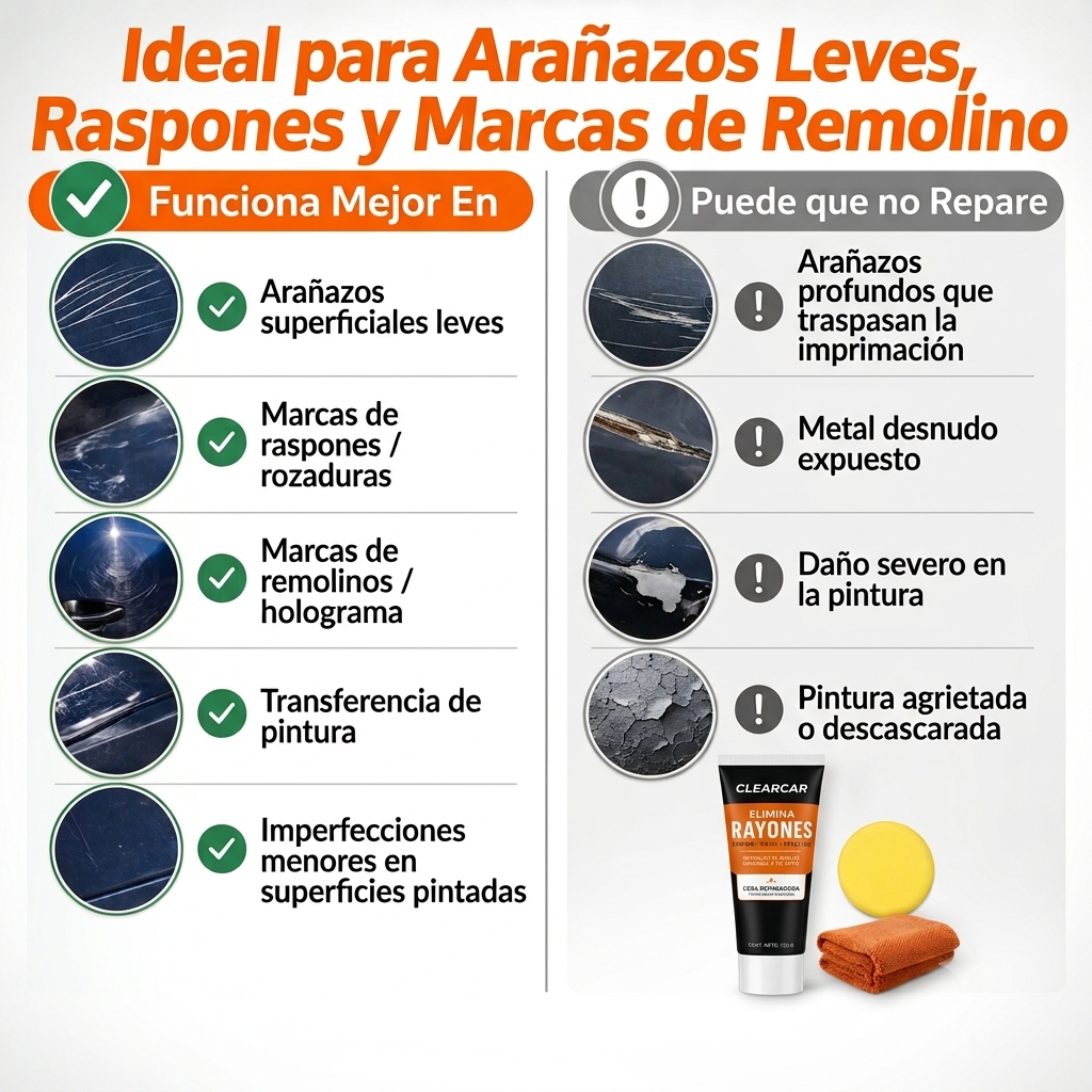 ClearCar™ - Elimina Rayones al Instante