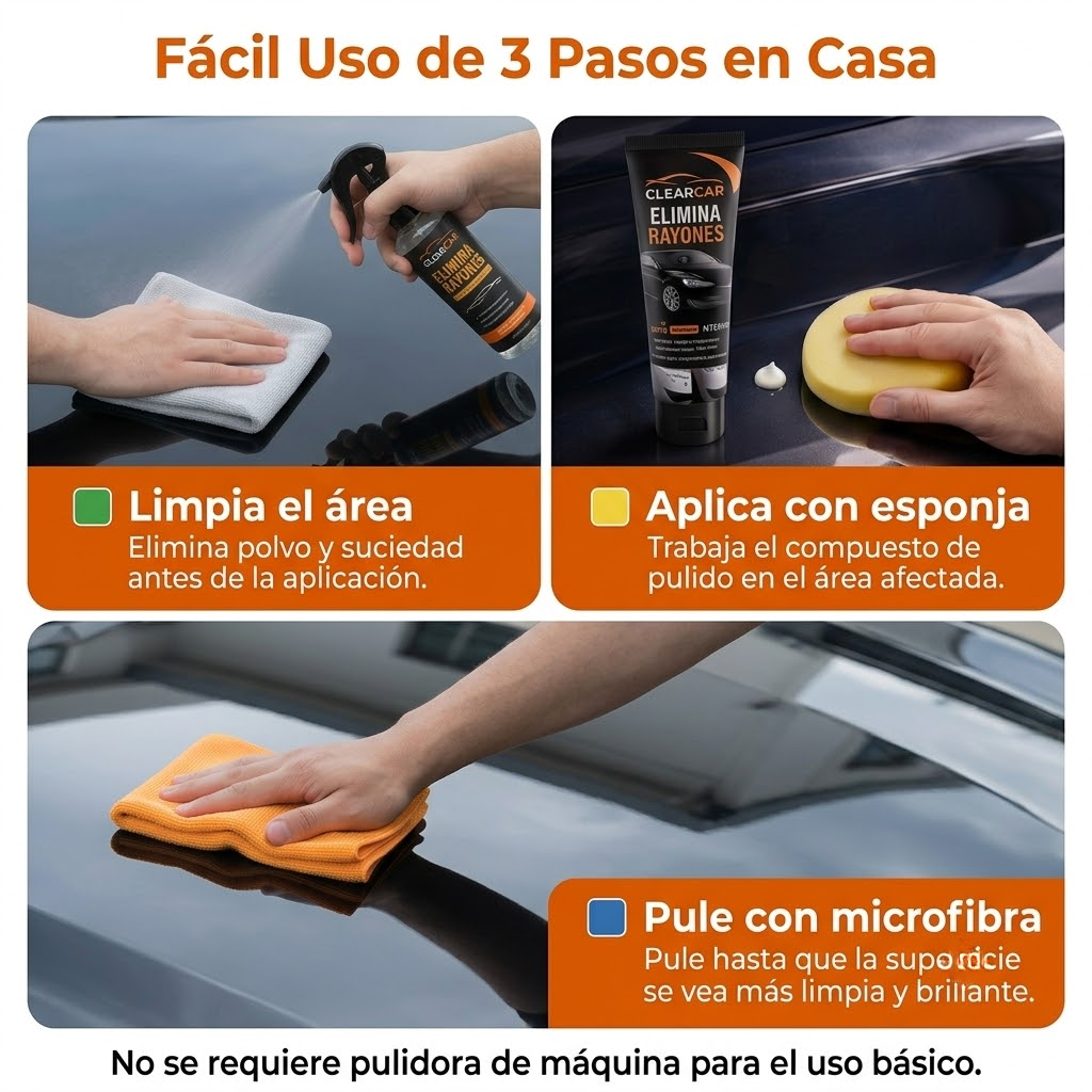 ClearCar™ - Elimina Rayones al Instante
